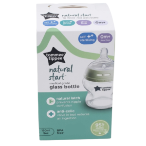 Tommee Tippee Biberon Verre Natural Start 150ml 0m Ref 42243791