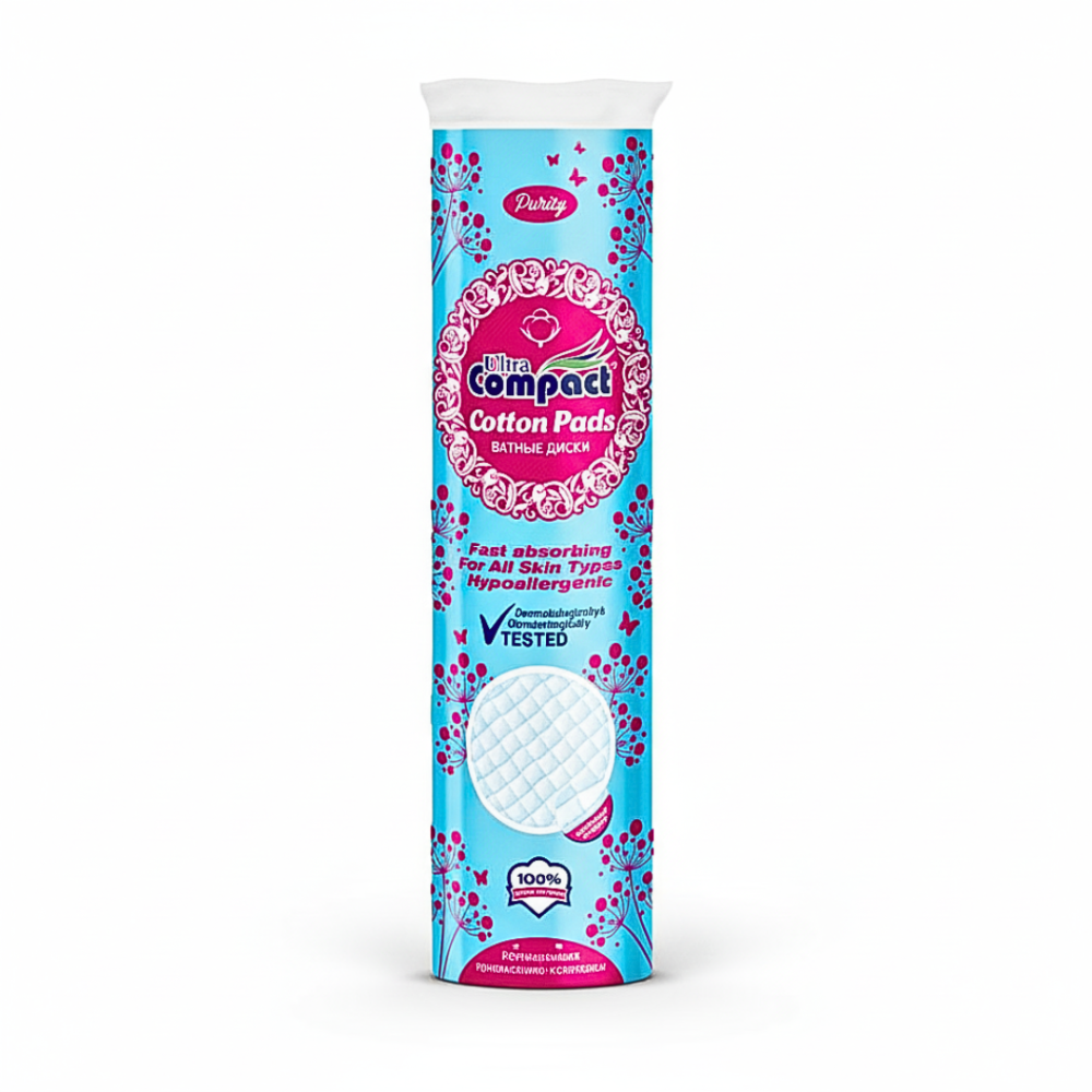 Ultra Compact Cotton Disque 120 Pcs