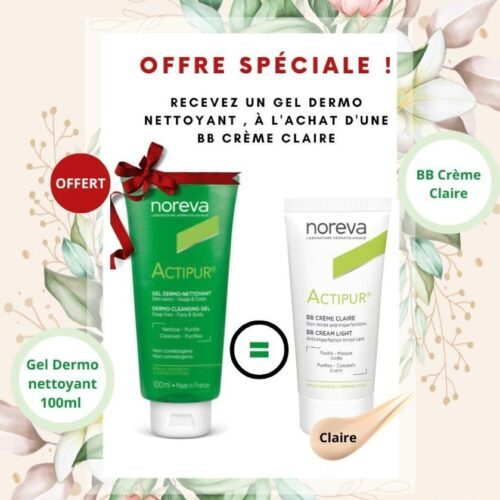 Actipur Bb Creme Claire 30mlactipur Gel Nettoyant 100ml Pack