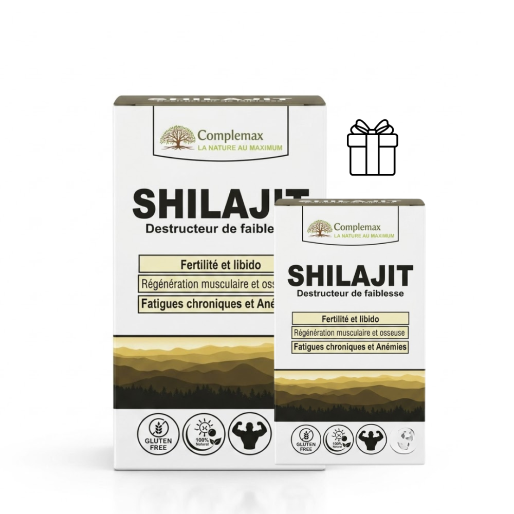 Complemax Shilajit 60 Gelules Complemax Shilajit Echantillon Offert