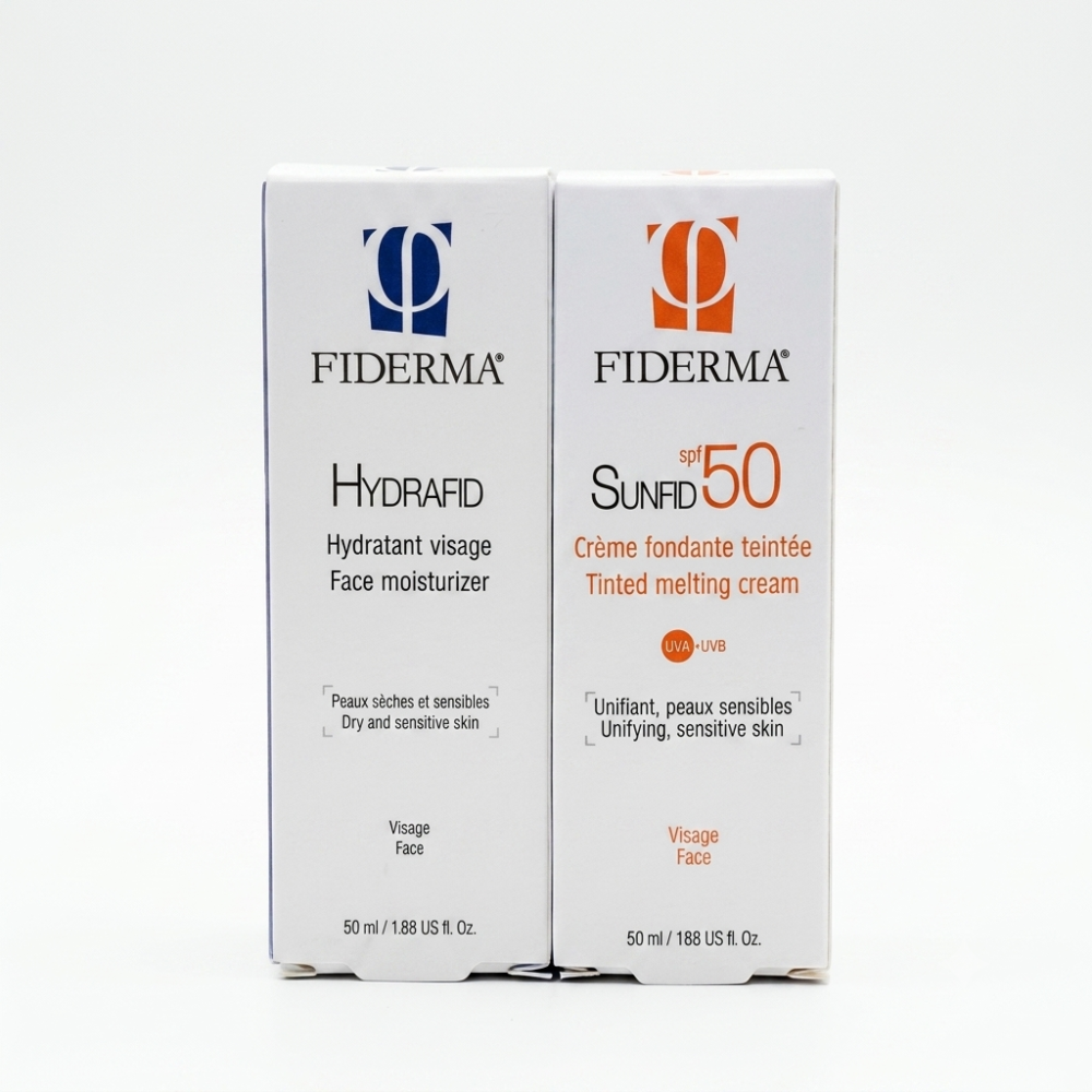 Fiderma Hydrafid Creme Hydratant Visage 50mlsunfid Spf50 50ml Pack