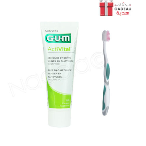 Gum Dentifrice Activital 75ml Brosse A Dent Offerte