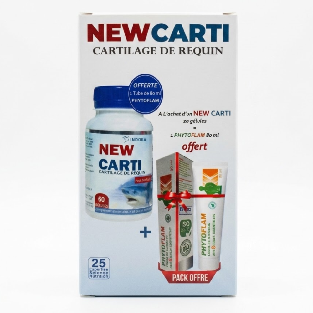 Indoka Carti 60gelulephytoflam 80ml Pack
