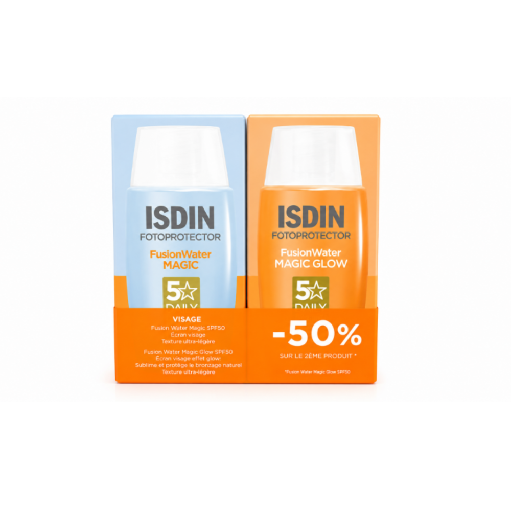 Isdin Fotoprotector Fusion Water Magic 50mlfusion Water Magic Glow 50 Pack
