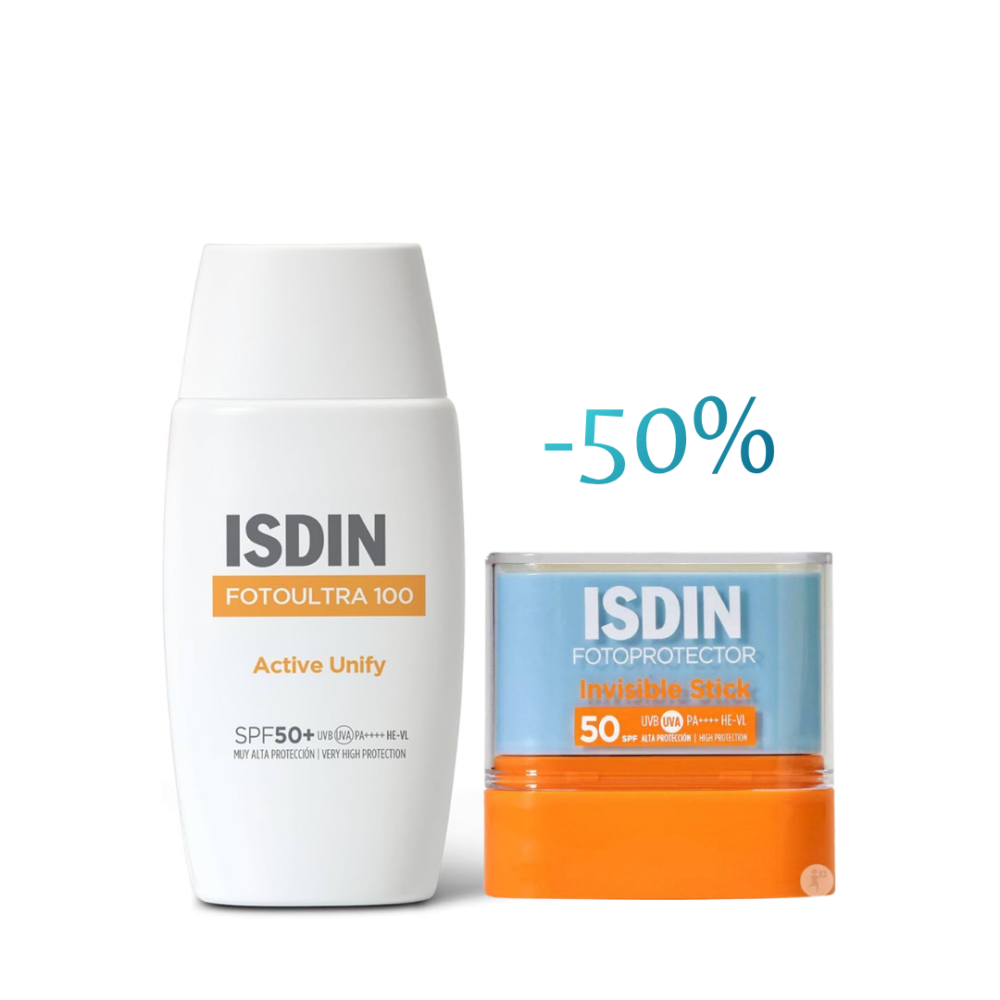 Isdin Fotoultra Active Unify 50mlfotoprotector Stick 50 Pack