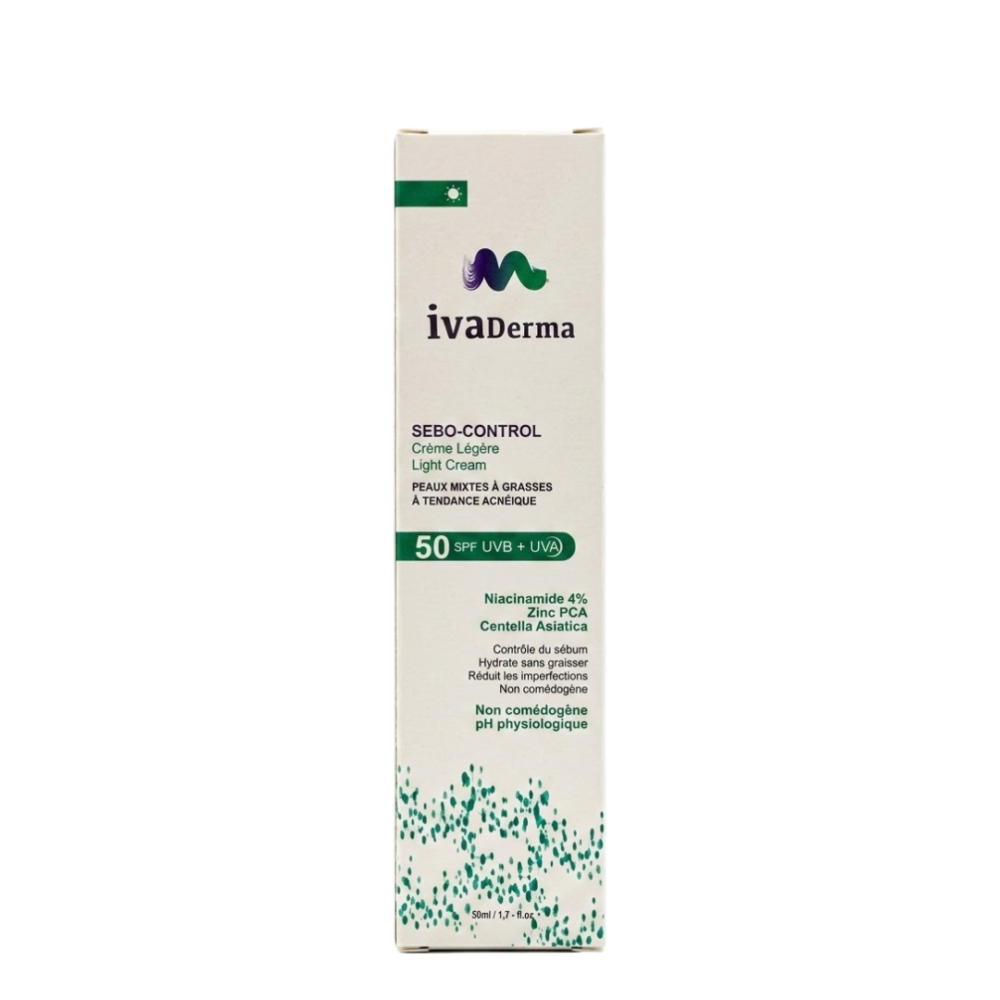 Ivaderma Sebo Control Creme Legere Spf50 50ml