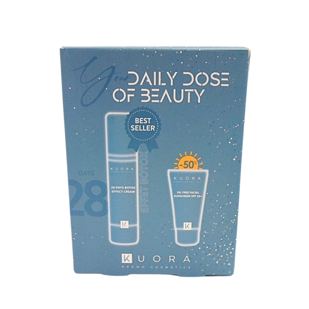 Kuora 28 Days Botox Cream Oil Free Facial Spf50 Pack