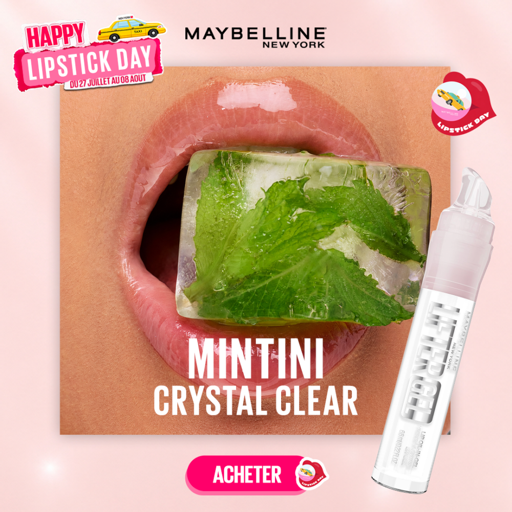 Maybelline Lifter Gel Oil In Gel Lip Gloss 001 Mintini