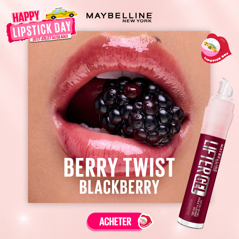 Maybelline Lifter Gel Oil In Gel Lip Gloss 008 Berry Twist