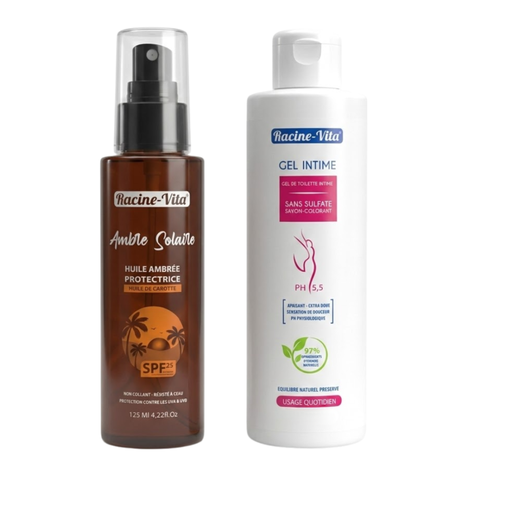 Racine Vita Ambre Solaire Spf15 125mlgel Intime Fraicheur Pack