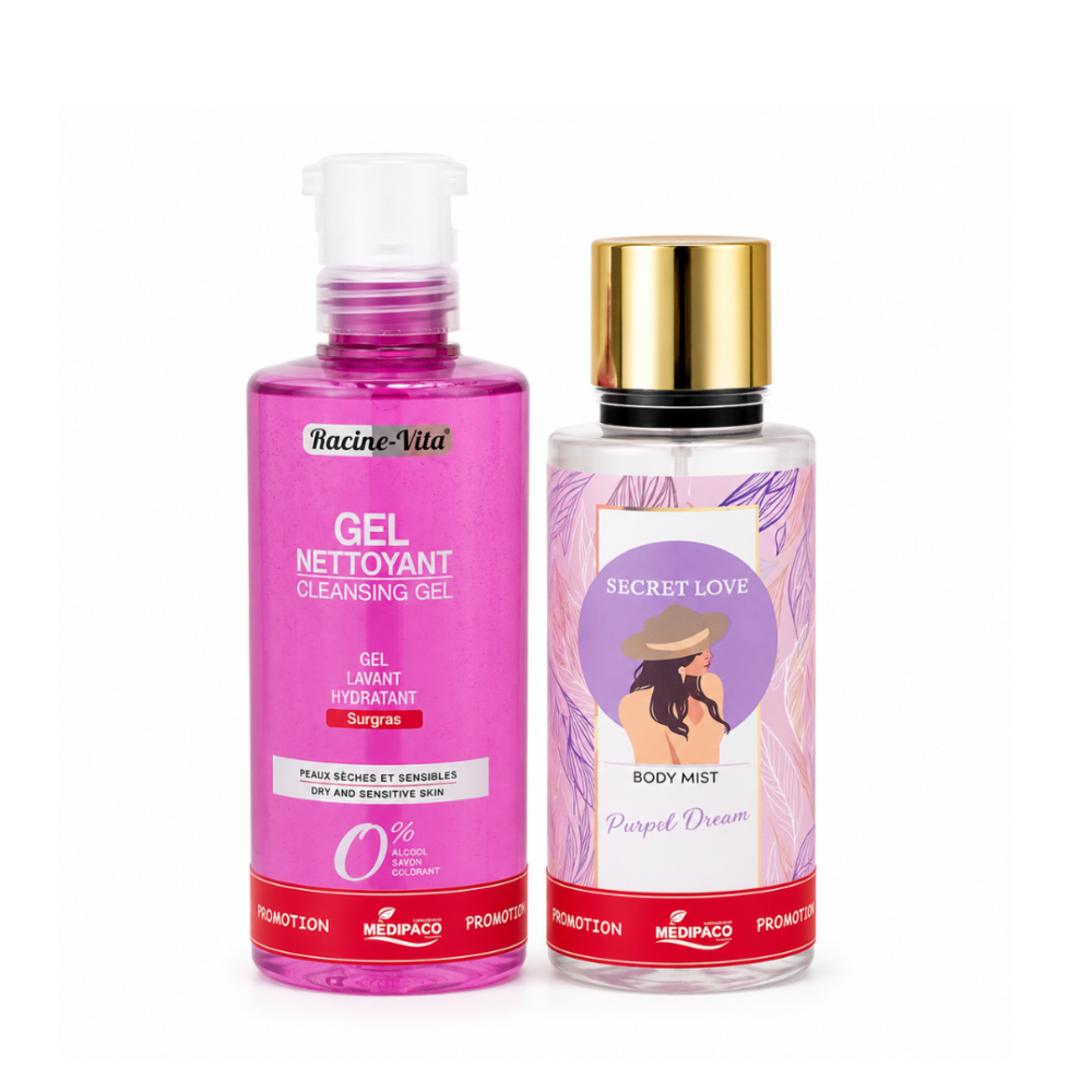 Racine Vita Gel Nettoyant Peaux Seches 420mlsecret Love Purple Dream Pack