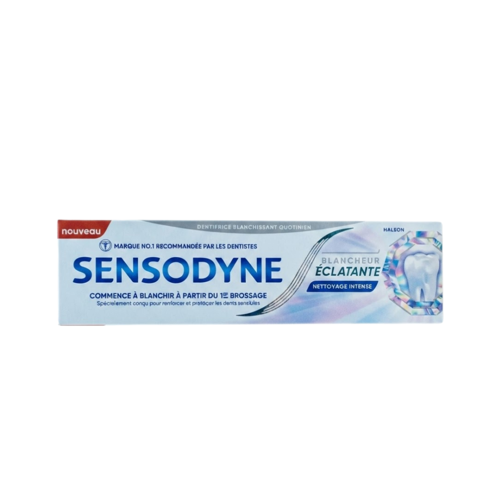 Sensodyne Dentifrice Blancheur Eclatante Nettoyage Intense 75ml