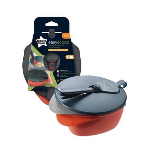 Tommee Tippee 2 Bols Avec Couvercle Et Cuillere