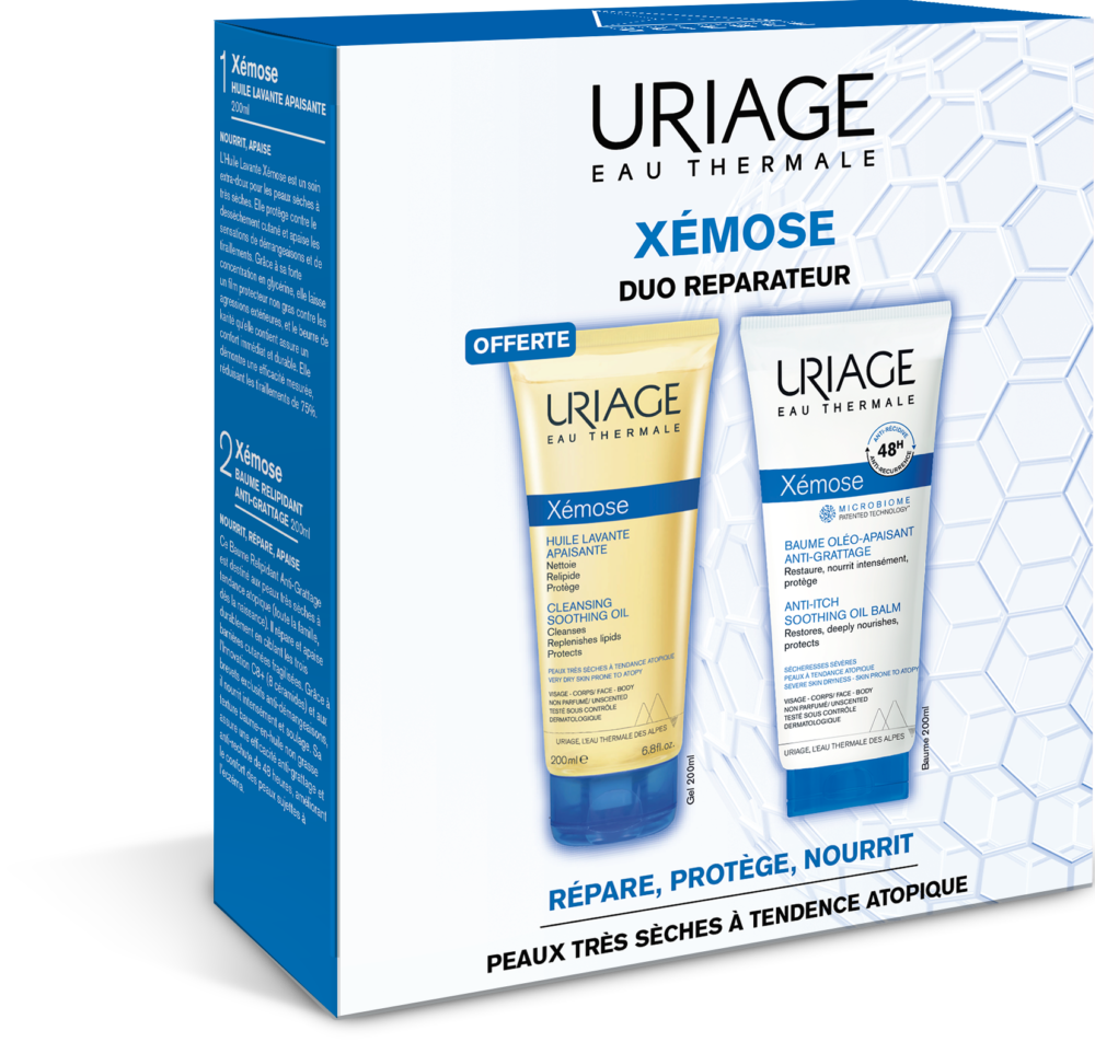 Uriage Eau Thermale Xemose Ma Routine Peaux Tres Seches Et A Tendences Atopique