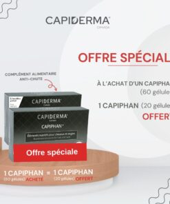 Capiderma Capiphan Ongles Cheveux 60capsules Capiphan 20 Gelules Offert