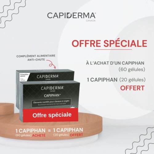 Capiderma Capiphan Ongles Cheveux 60capsules Capiphan 20 Gelules Offert