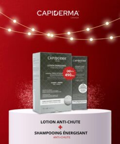 Capiderma Lotion Soin Intensif Anti Chute 150 Ml Shampooing Anti Chute 200ml Offert
