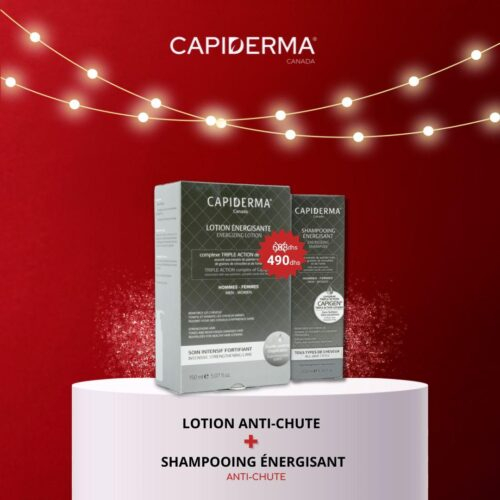 Capiderma Lotion Soin Intensif Anti Chute 150 Ml Shampooing Anti Chute 200ml Offert