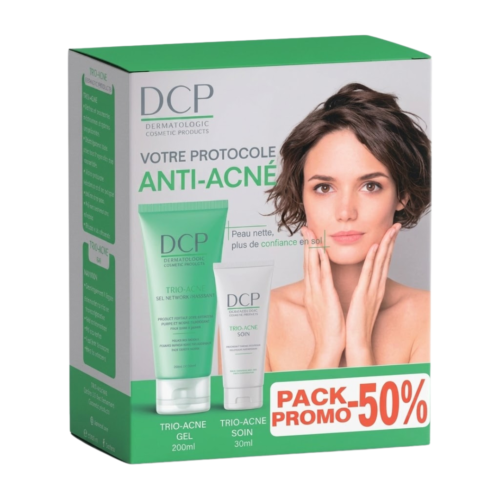 Dcp Anti Acne Trio Acne Soin Ski 30mltrio Acne Gel Nettoyent Duo Pack