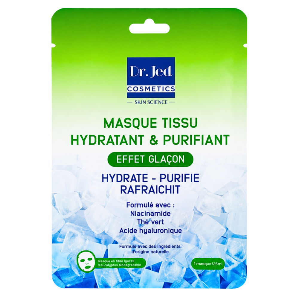 Dr Jed Masque Tissu Hydratant Purifiant 25ml