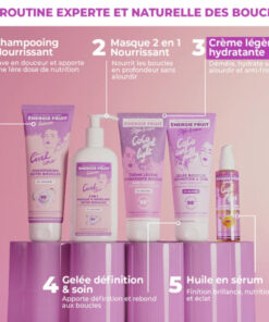 Energie Fruit Style And Care Coco Curl Light Creme Legere Hydratante Boucles Sans Rincage 250ml 2