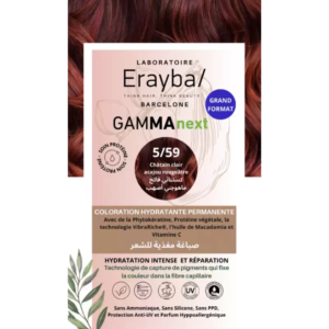 Erayba Gamma Next Coloration 5 59 Chatin Clair Acajou Rougeatre Coloration Hydratante Permanente
