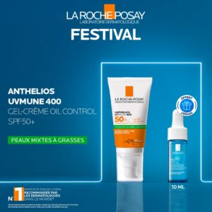 Festival La Roche Posay La Roche Posay Anthelios Uvmune400 Oil Control Invisible Spf50 Peau Mixte A Grasse Acneique 50ml
