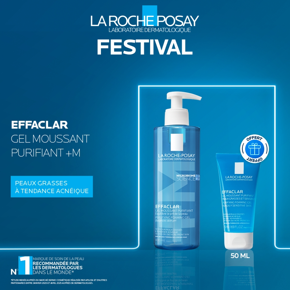 Festival La Roche Posay La Roche Posay Effaclar M Gel Moussant Purifiant 400ml
