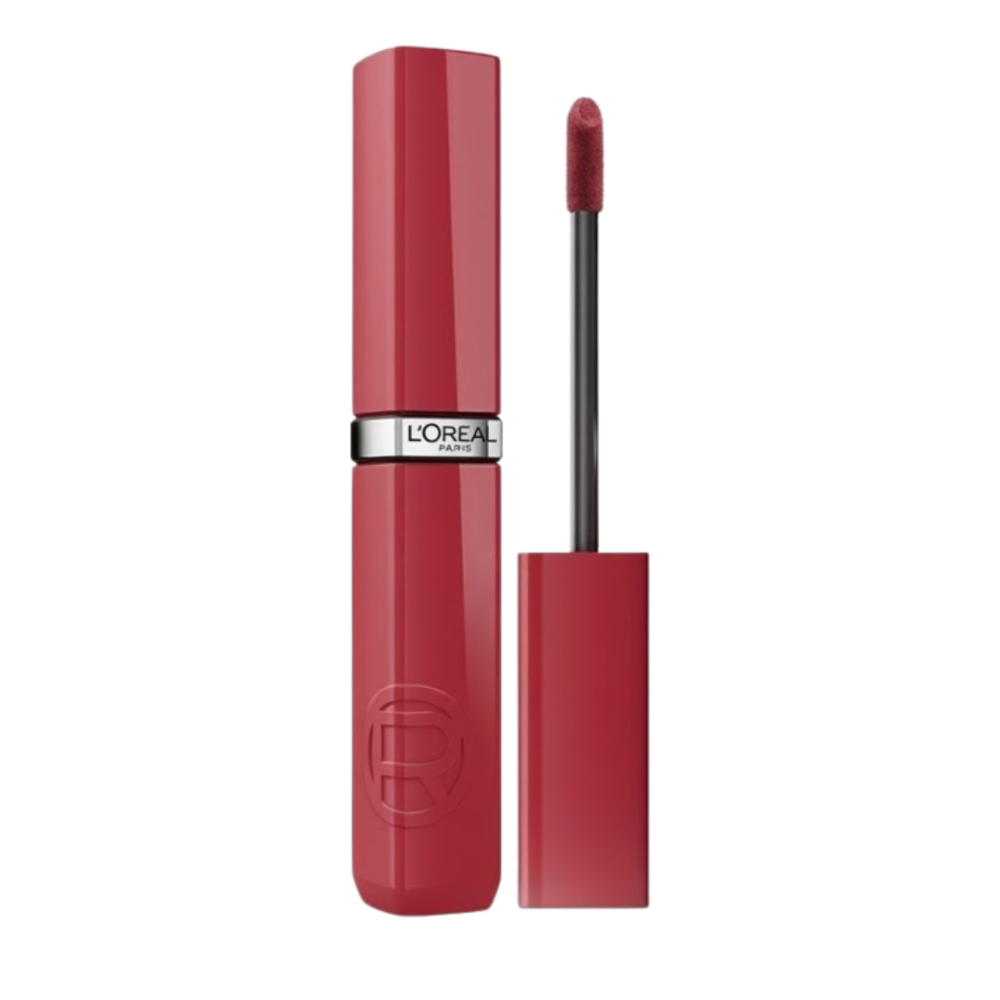 L Oreal Paris Rouge A Levres Laque Resistance 412 Rose Affair