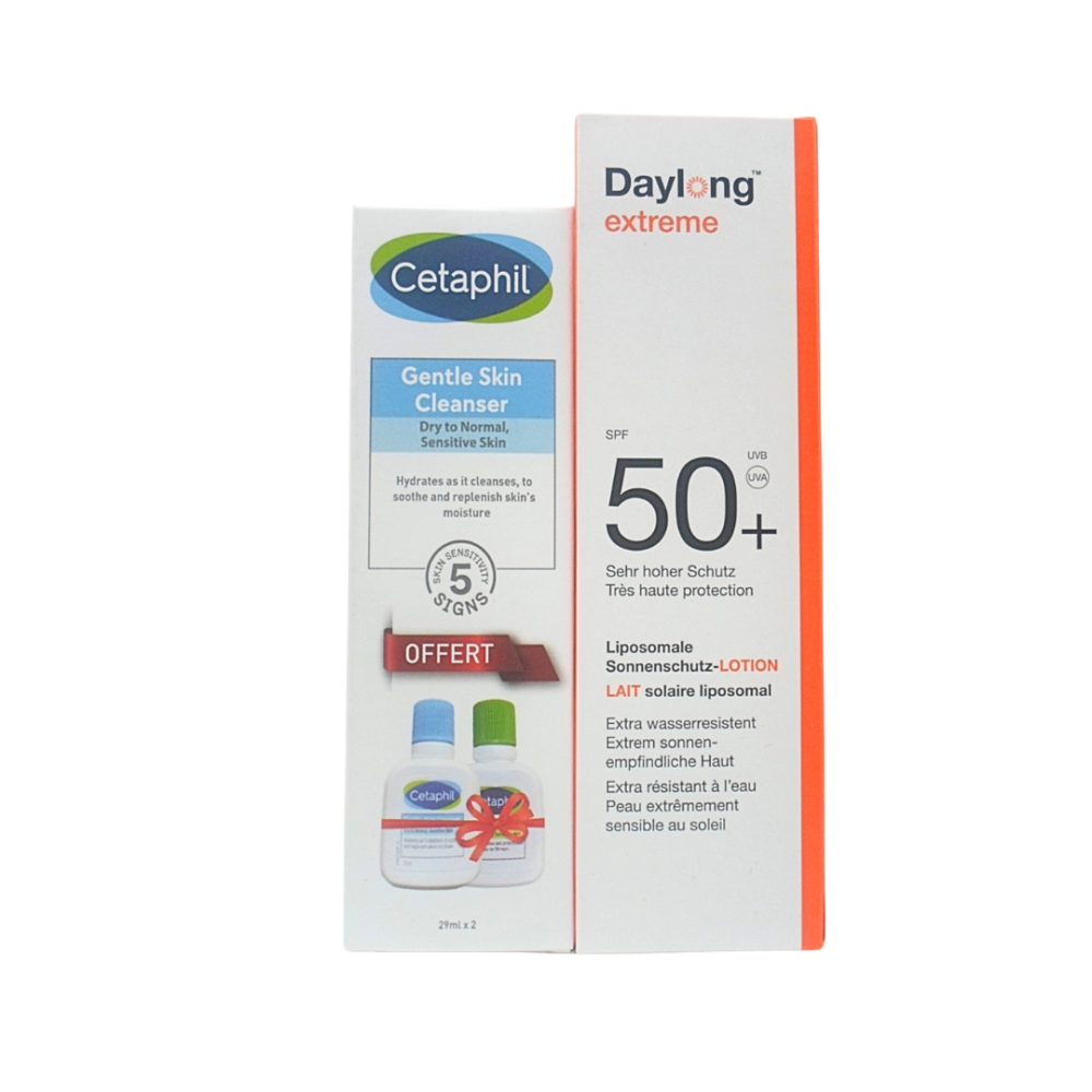 Pack Daylong 50 Extreme 100mlcetaphil Lotion Cleanser Mini Pack
