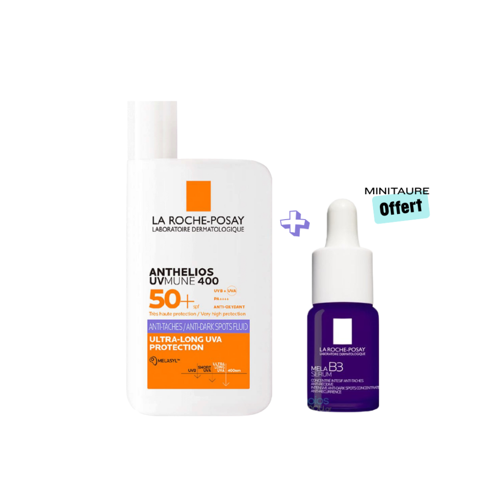 Pack La Roche Posay Anthelios Fluide Anti Taches Spf50 50mlmela B3 Pack