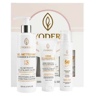 Zyoderm Creme Eclaircissantecran Solaire Teintegel Nettoyent Offert Pack