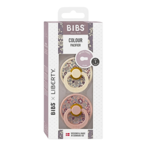 Bibs 2 Sucettes Colour Round Eloise Blush Mix Size 1 +0mois