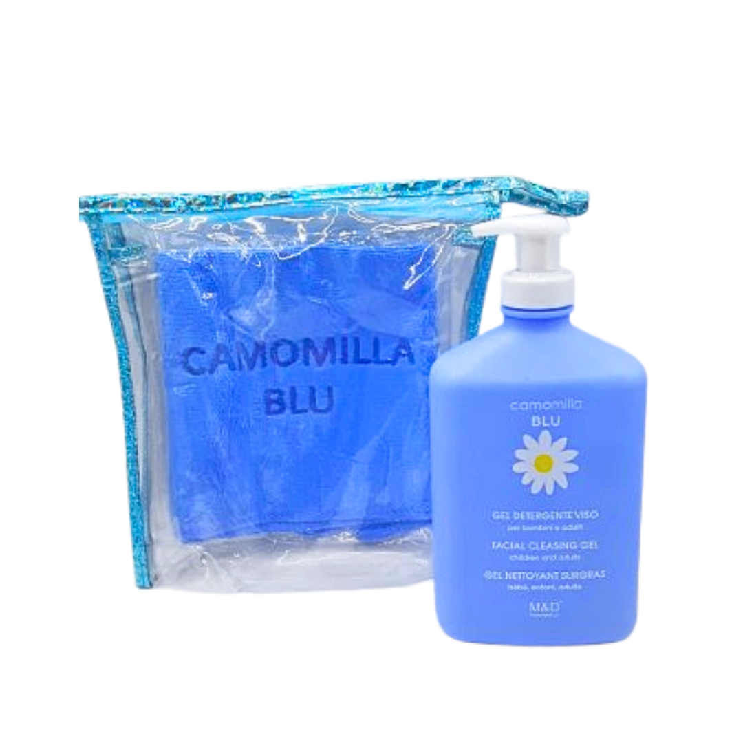 🎁 PACK 🎁 – Camomilla Blu Gel Nettoyent Surgras 500ml+ Serviette Trousse