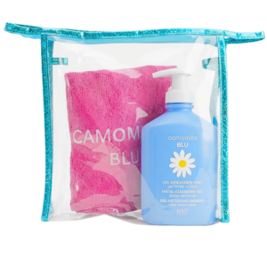 🎁 PACK 🎁 – Camomilla Blu Gel Nettoyant Surgas 300ml+Serviette Trousse