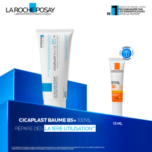 🎁 PACK 🎁 – La Roche-Posay Cicaplast Baume B5+ 40ml+Anthelios Fluide Spf50+ 15ml Offert