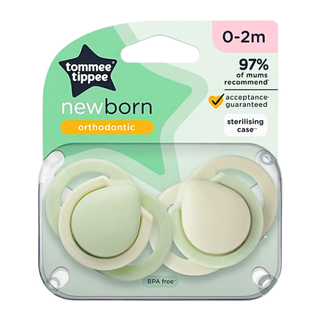 Tommee Tippee 2 Sucettes Newborn Boy 0-2mois
