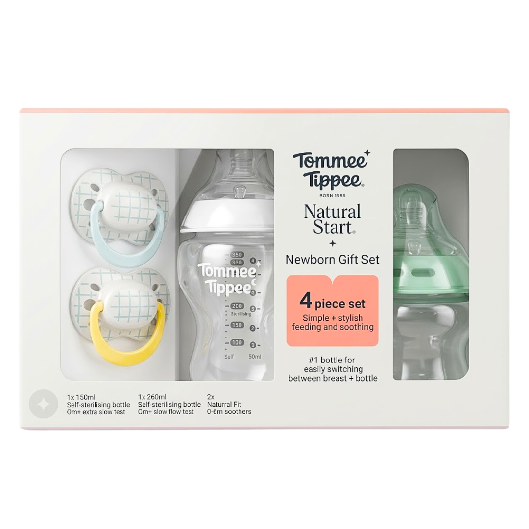Tommee Tippee Natural Start Newborn Gift 4 Pieces Set