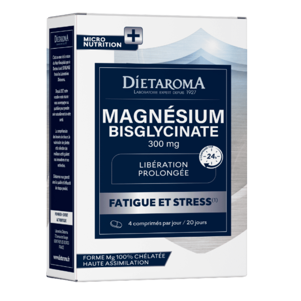 Dietaroma Magnesium Bisglycinate 300mg 80 Comprimes