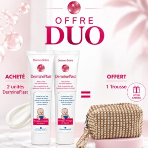 🎁 PACK 🎁 – DERMO-SOINS - Dermineplast Pâte à l’Eau Anti-Enzymes - 80g + 1 Trousse Offerte dès 2 achetés
